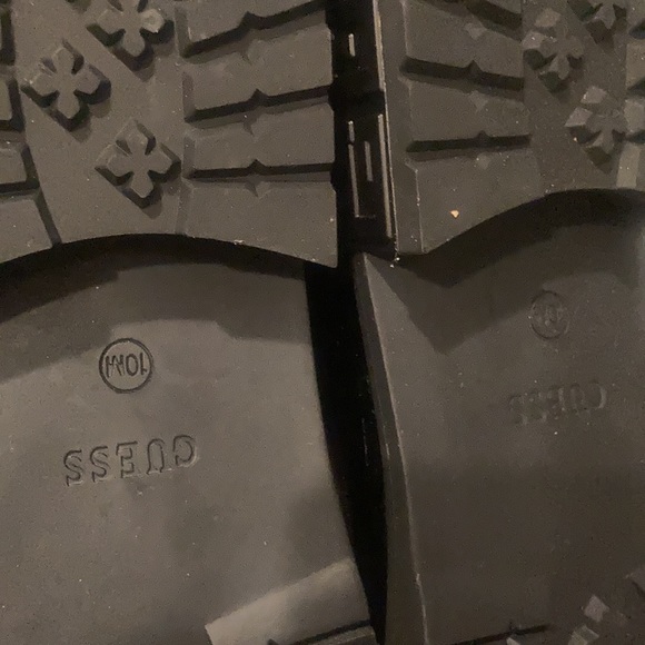 NIB Guess 8  Raniele 4 Black Patent Over the Knee Flat Boots New in Box - Picture 10 of 11